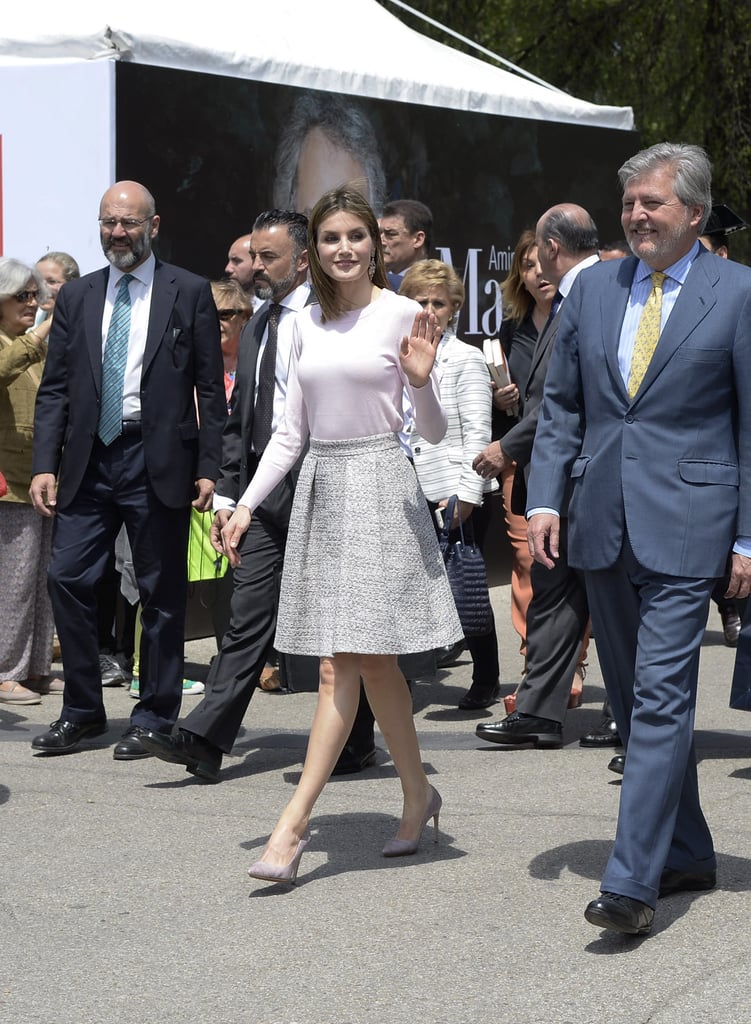 Queen Letizia's Spring Skirt May 2016