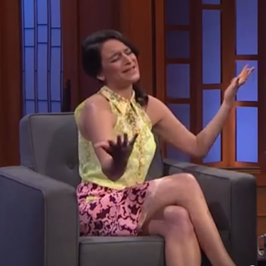 Jenny Slate on Late Night With Seth Meyers 2014