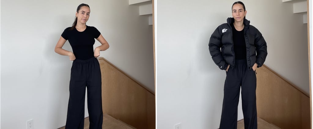 Old Navy High-Waisted Stretch-Tech Wide-Leg Pants Review