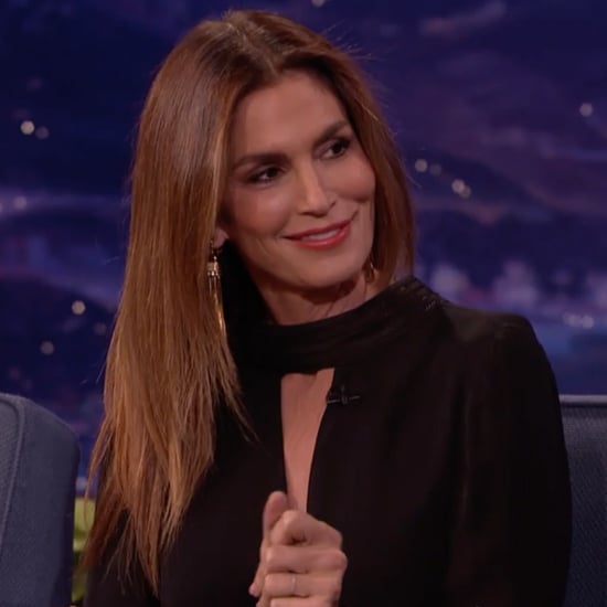 Cindy Crawford Hair Flip on Conan