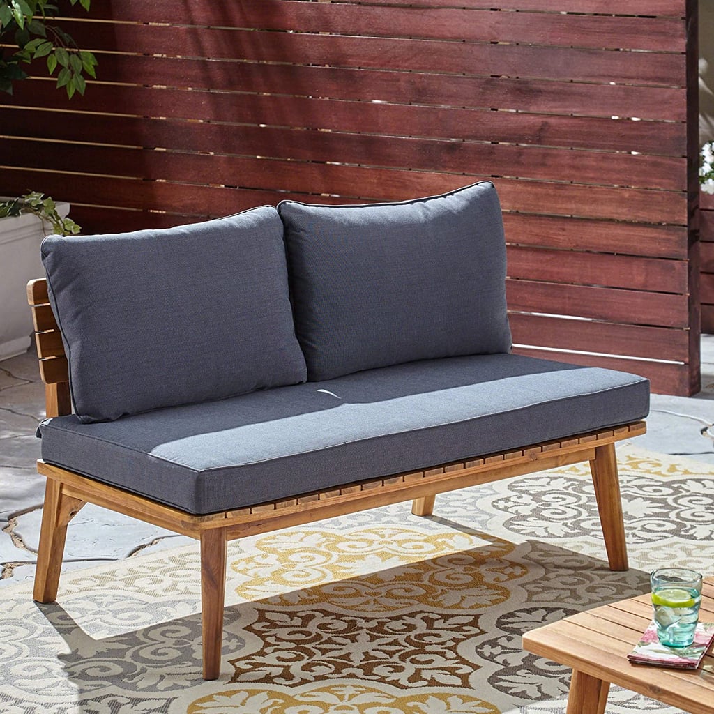 A Loveseat: Christopher Knight Home Boyle Outdoor Acacia Wood Loveseat