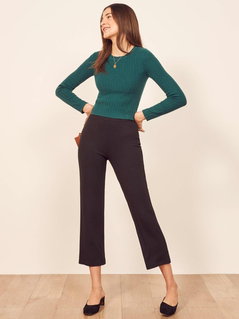 reformation rainbow pants