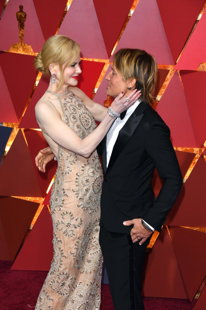 Nicole Kidman and Keith Urban at the 2017 Oscars