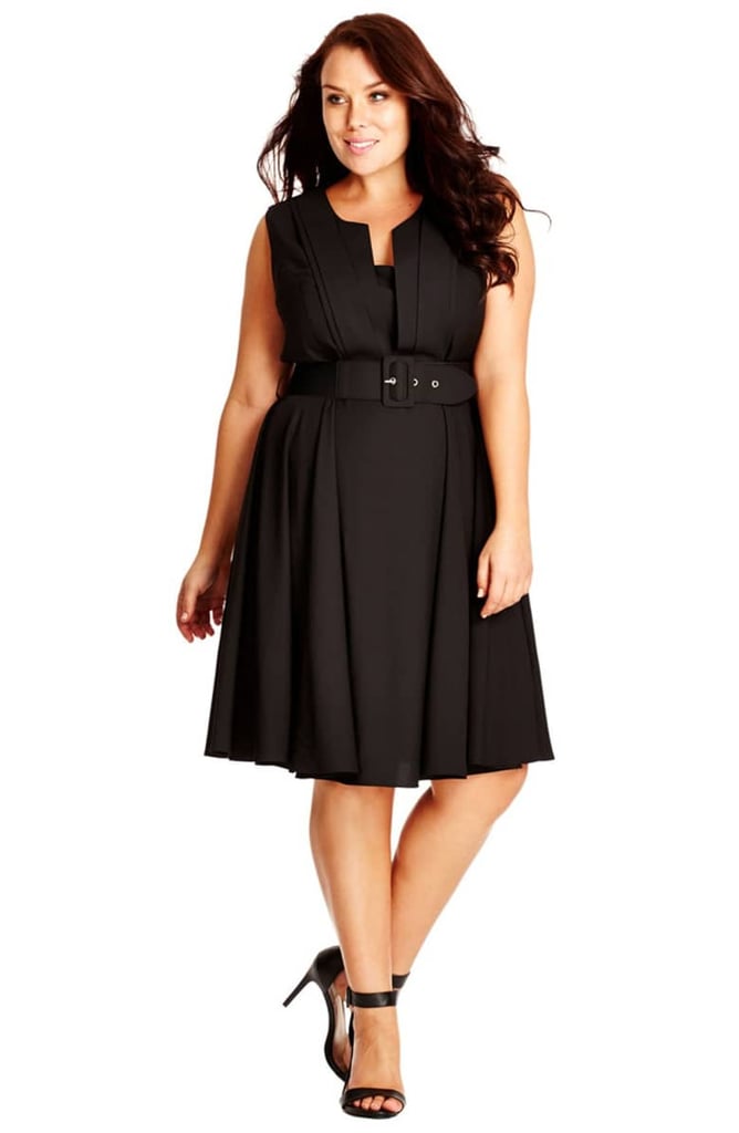 City Chic Vintage Veroni Fit & Flare Dress