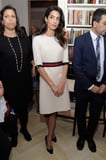 Amal Clooney's Not Wearing Your Standard Little White Dress