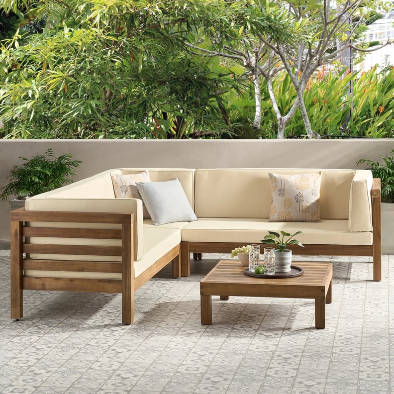 A Deal on a Wooden Outdoor Patio Seating