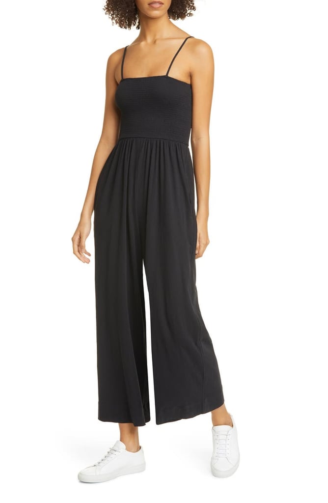 ATM Anthony Thomas Melillo Smocked Wide Leg Jumpsuit