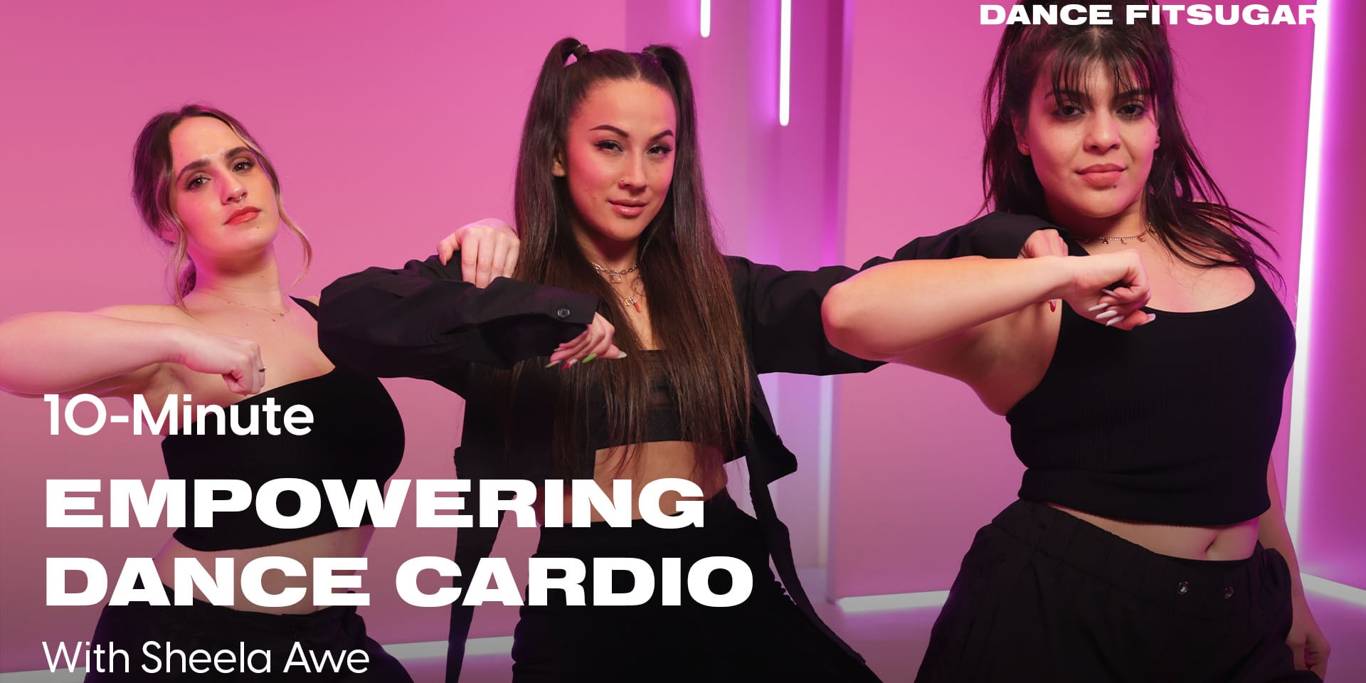 10 Minute Empowering Dance Workout With Sheela Awe POPSUGAR Fitness