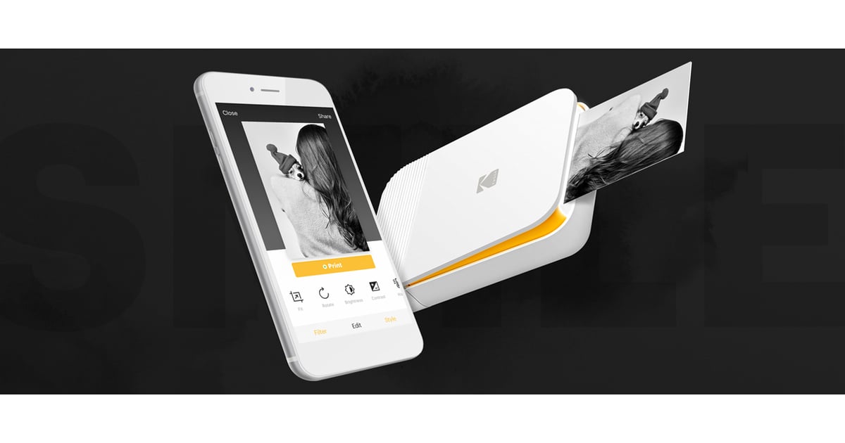 kodak smile instant digital bluetooth printer for iphone & android