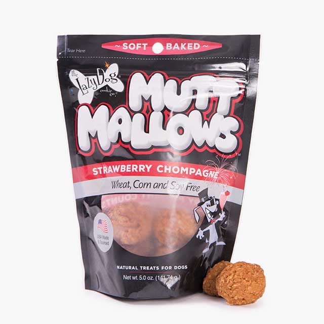 Strawberry Chompagne Mutt Mallows ($7)