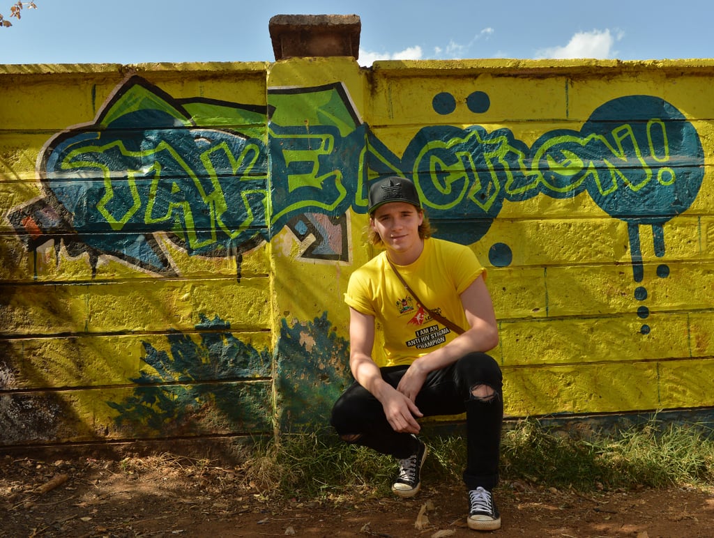 Victoria and Brooklyn Beckham Visit Kenya With UNAIDS 2016