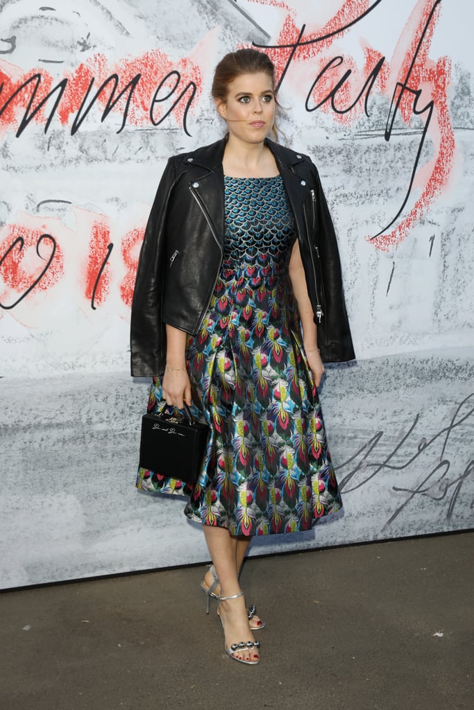 Princess Beatrice's Mary Katrantzou Peacock Dress