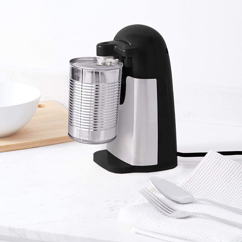 For Hassle-Free Can Opening: Amazon Basics Electric Can Opener