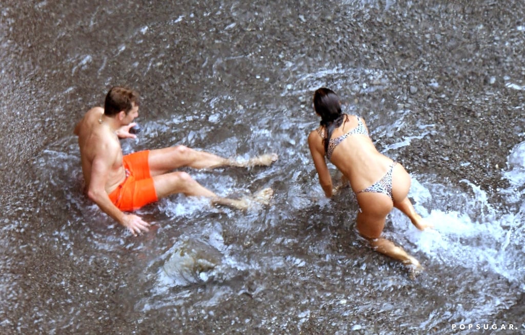 Bradley Cooper and Irina Shayk on the Beach in Italy 2018