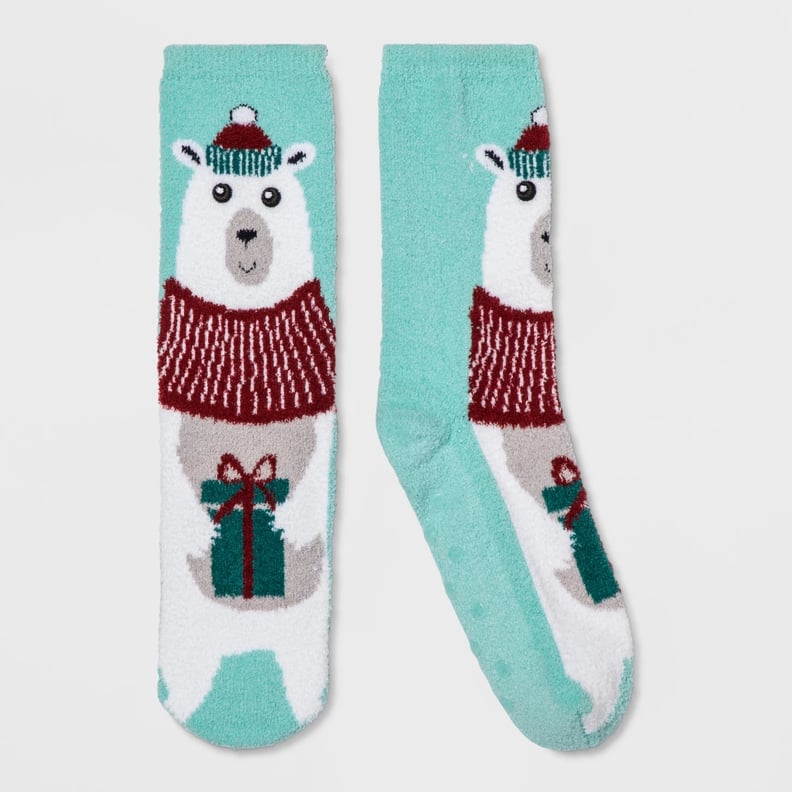 Women's Holiday Polar Bear Casual Socks