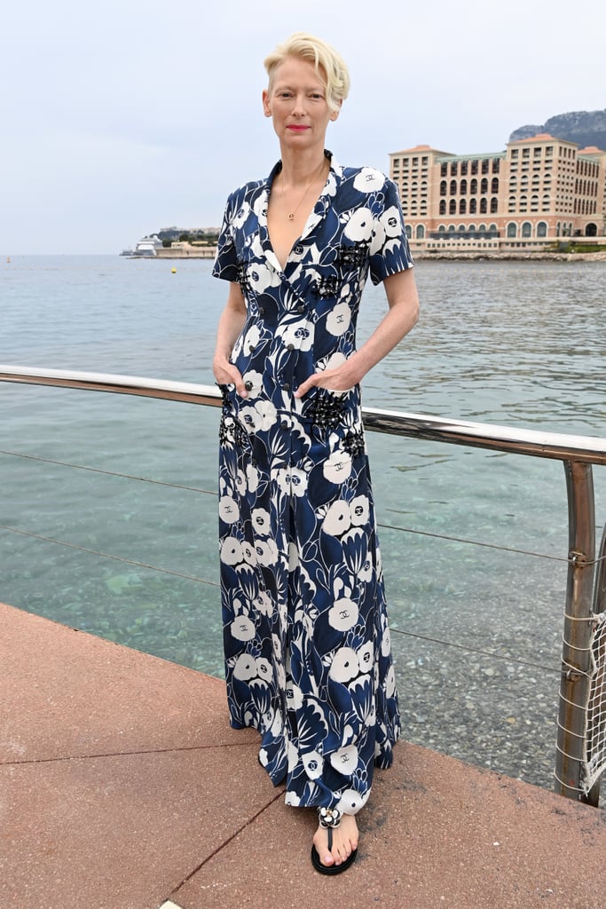 Tilda Swinton at the Chanel Cruise 2023 Runway Show