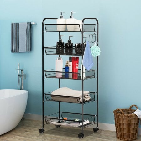 Costway Storage Rack Trolley Cart