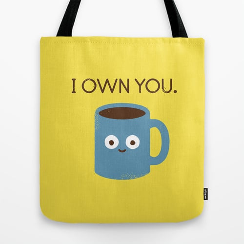 Coffee Talk Tote Bag ($22)