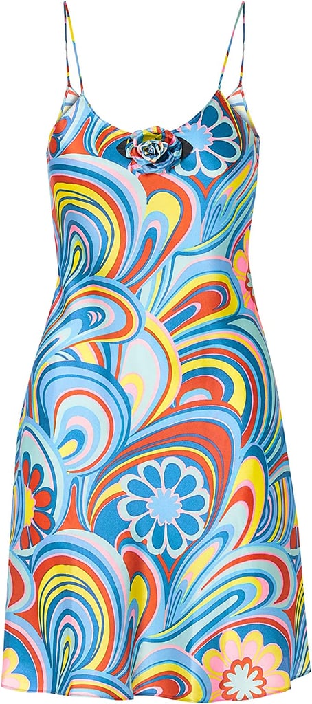 A Maximalist Must Have: Rodarte Multicolor Printed Slip Dress