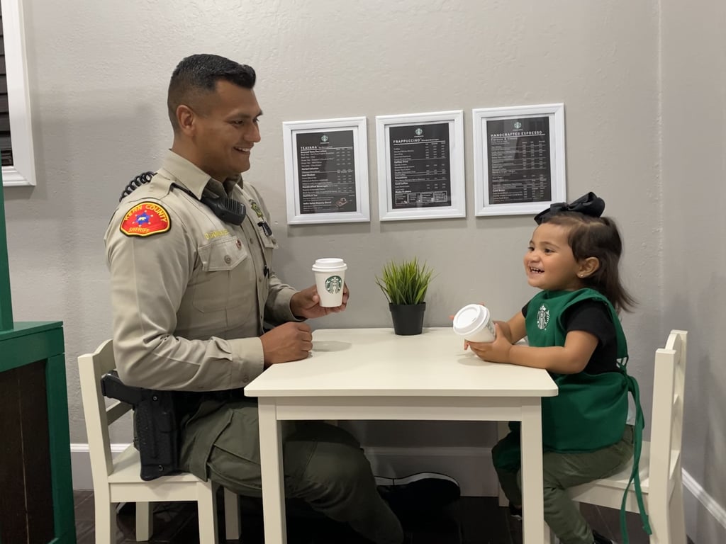 Dad Builds Target and Starbucks Playsets For Daughter