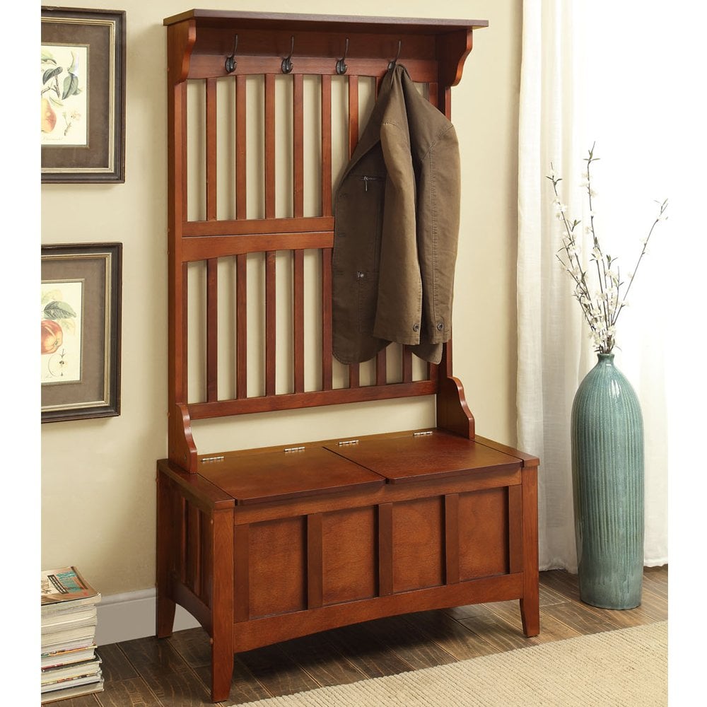 Linon Hall Tree with Storage Bench