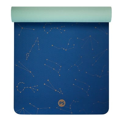 POPSUGAR 6mm TPE Yoga Mat —  Blue Constellations