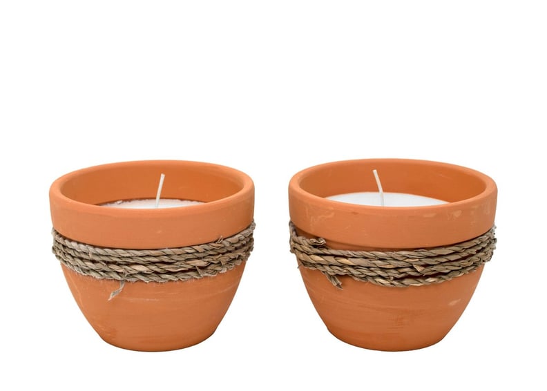 Terracotta and Twine Citronella Candle