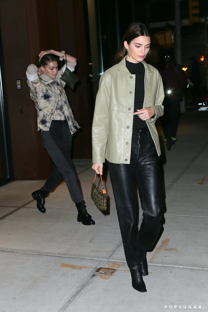 Gigi Hadid and Kendall Jenner at Carbone in NYC