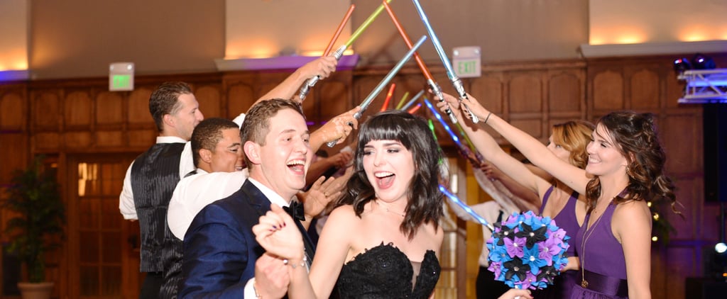 The Bouquets Had Lightsaber Handles at This Star Wars Wedding — and the Bride Wore Black