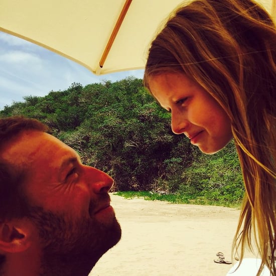 Chris Martin and Apple Martin Father's Day Photo