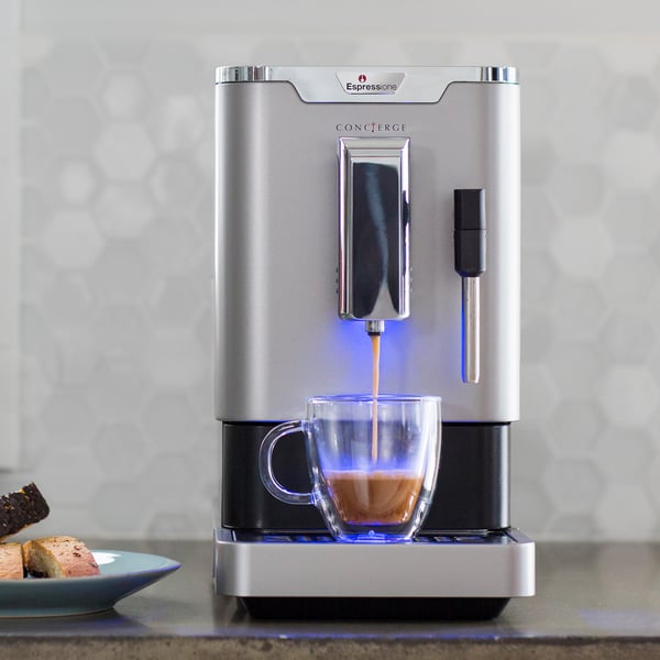 An Espresso Machine: Espressione Concierge Automatic Bean to Cup Espresso Machine