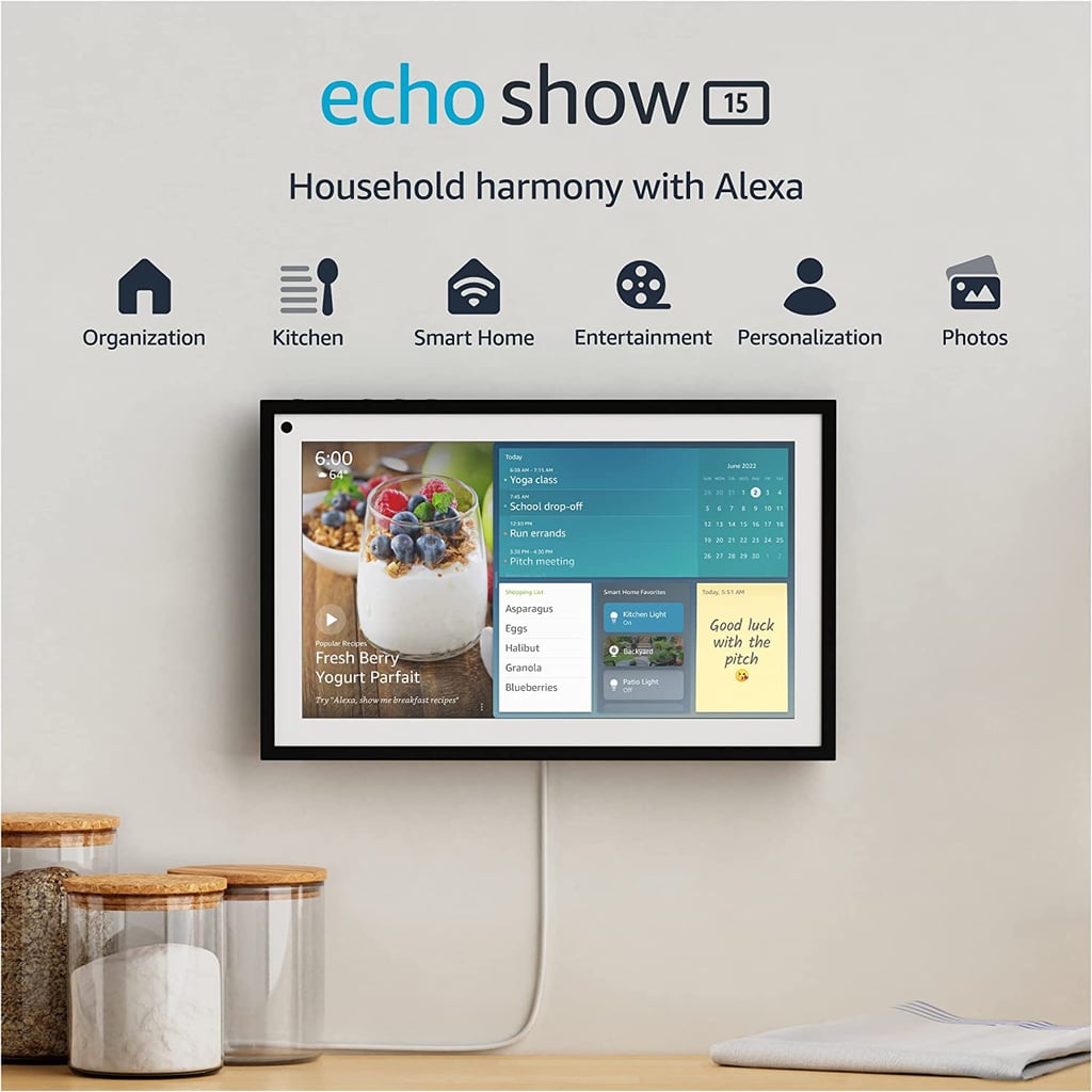 A Smart Display: Echo Show 15 With Fire TV
