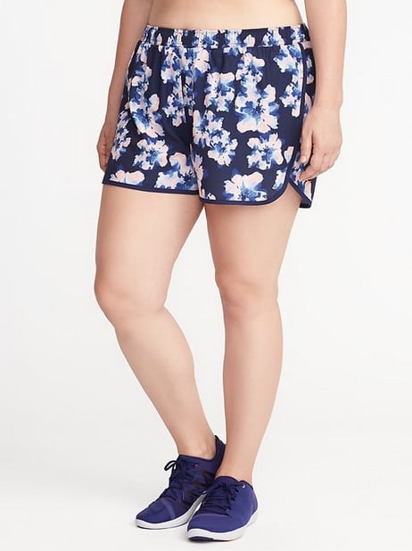 plus size workout shorts with pockets