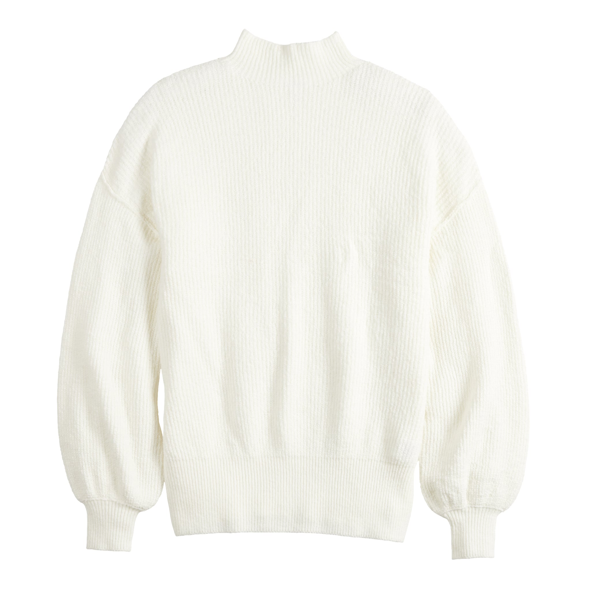 Simple white clearance sweater