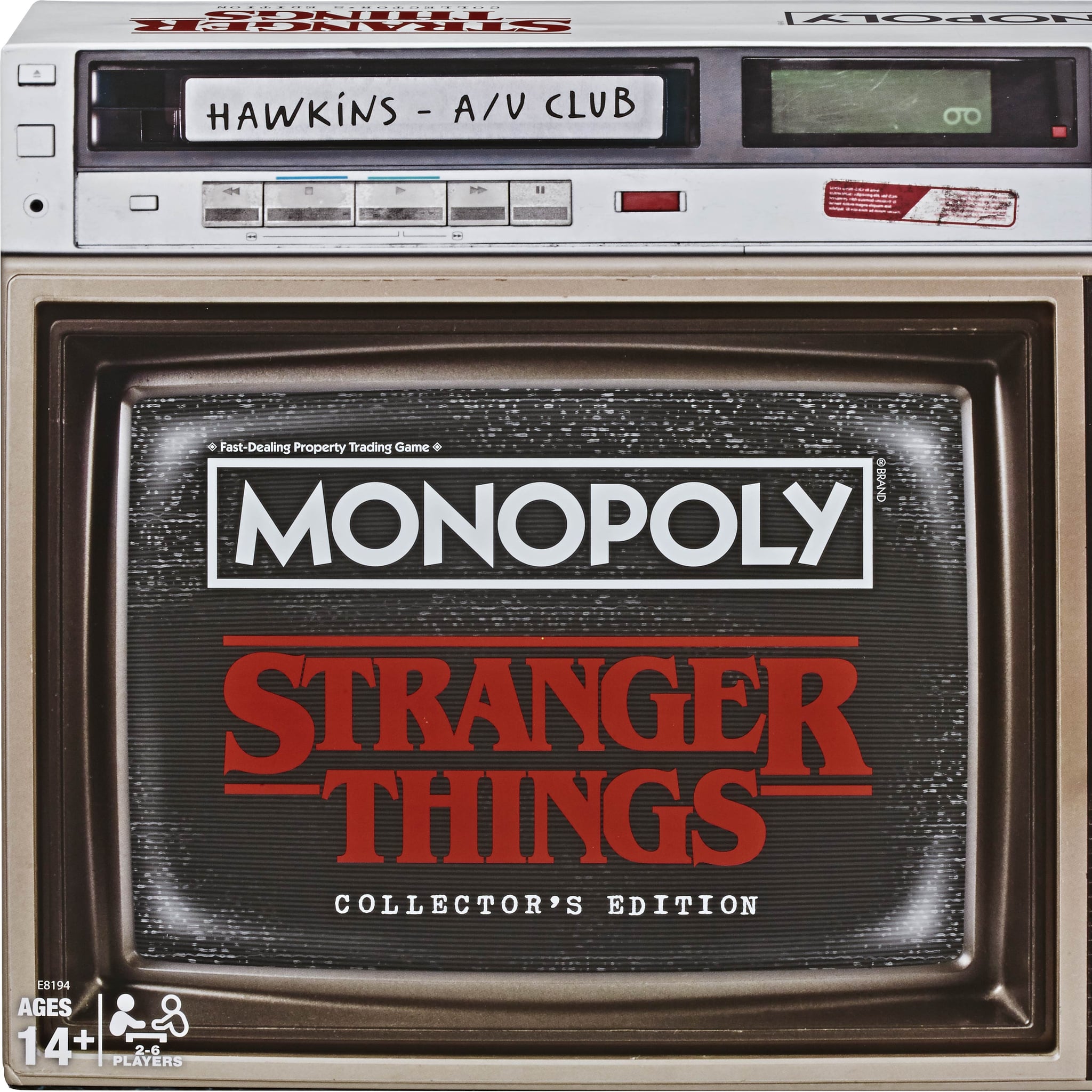 Stranger Things Edition Netflix 80s Board Game Monopoly 