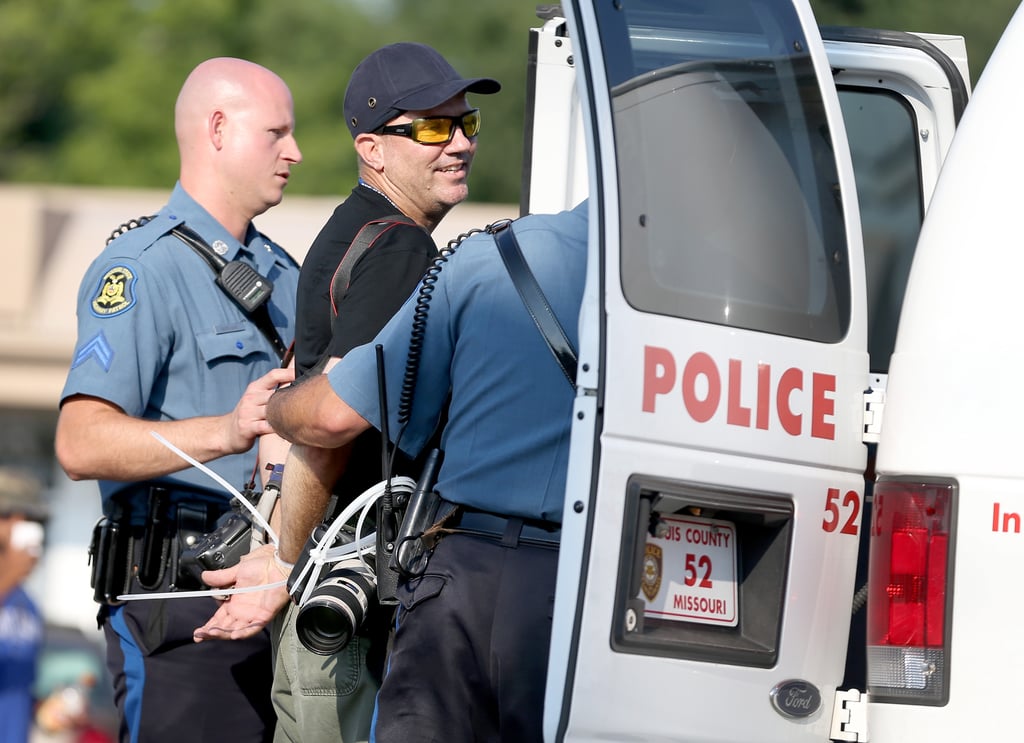 A Getty Images photographer was arrested for covering the demonstrations. A Getty Images photographer was arrested for covering the demonstrations.