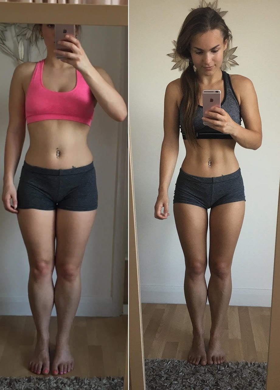 Leg transformation cheap female weight loss