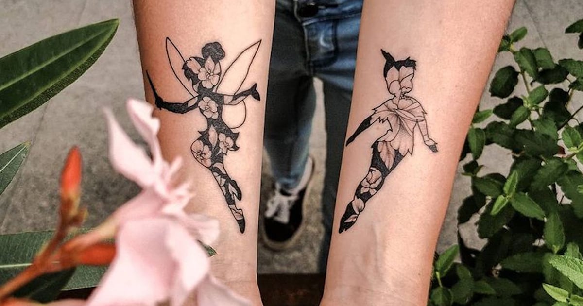 Tinker Bell Peter Pan   tattoo tattoos tattooartist smalltattoo  design linet  Tatuajes delicados Tatuajes minimalistas Ideas de  tatuaje pequeño