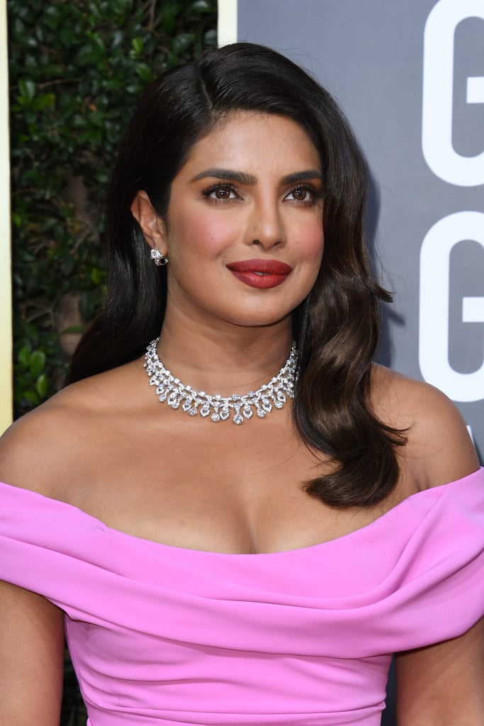 See Priyanka Chopra's Glam Pink Dress at the Golden Globes