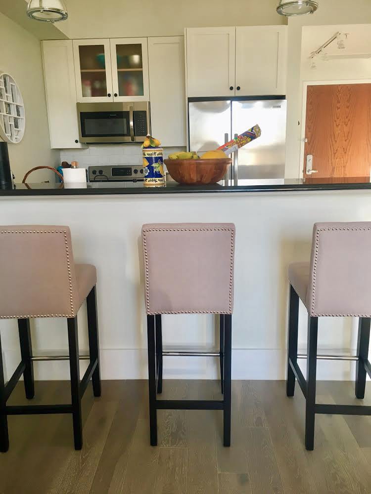 Bar Stools I Decorated a 760 Square Foot Apartment Here s What