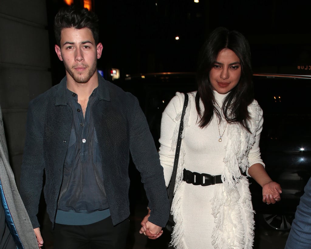 Priyanka Chopra White Dress With Nick Jonas
