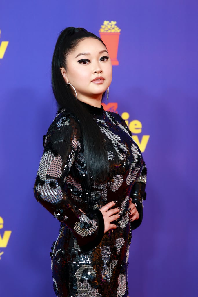 Lana Condor Wears Giorgio Armani to MTV Movie and TV Awards