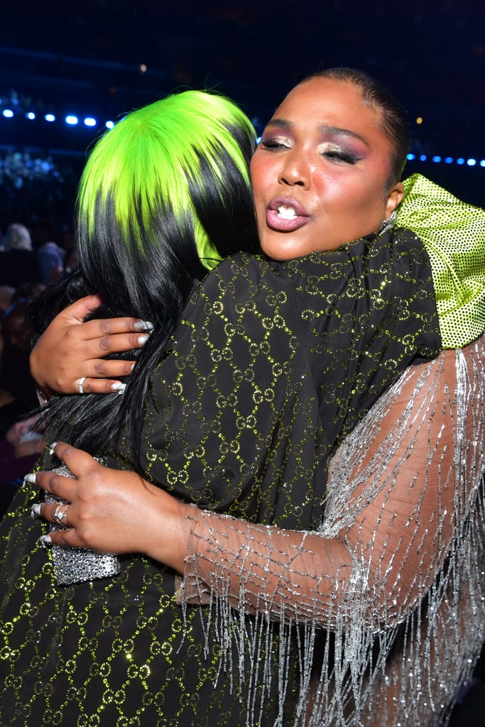 Billie Eilish and Lizzo at the 2020 Grammys