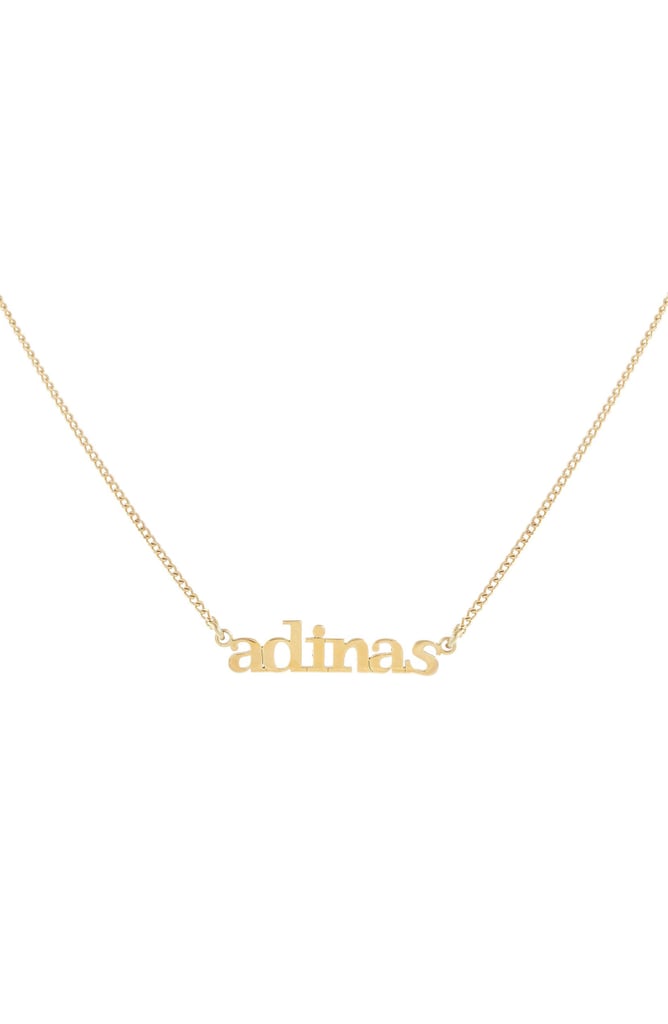 Adina's Jewels Personalized Mini Lowercase Nameplate Necklace