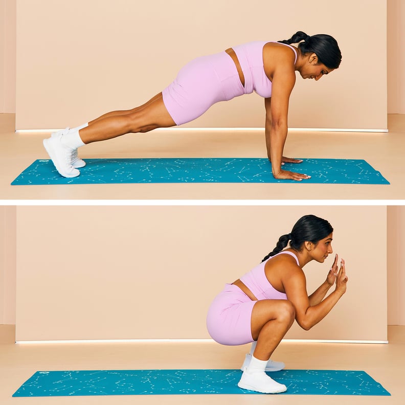 Frog plank exercise deals