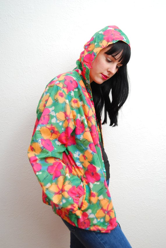 floral rain jackets