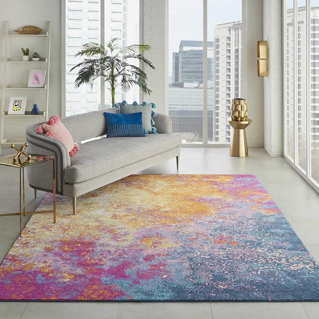 Nourison  Passion Modern Abstract Colourful Sunburst Area Rug