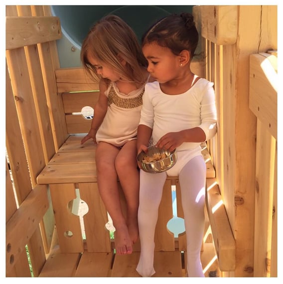 North and her cousin Penelope went to ballet class together.