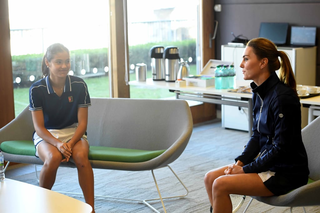 Kate Middleton and Emma Raducanu Play Tennis in London