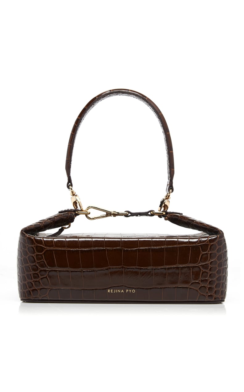 Rejina Pyo Olivia Croc-Effect Leather Bag